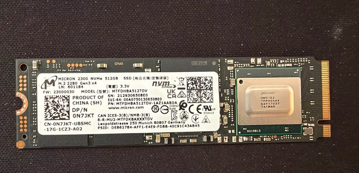 1TB 512GB Ssd M.2 Nvme SSD 2280 Mixed Brands