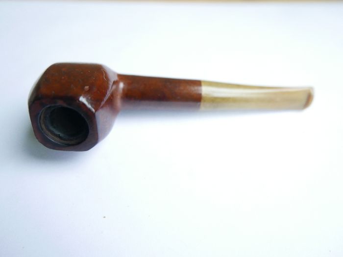Vintage Alpina Horn Stem Pot Estate Pipe