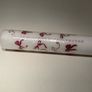 New White Advent candle with red bows Image 4