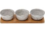 Ladelle Artisan Deep Serving Snack Bowls Set Of 4