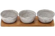 Ladelle Artisan Deep Serving Snack Bowls Set Of 4