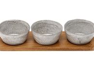 main image for ad Ladelle Artisan Deep Serving Snack Bowls Set Of 4