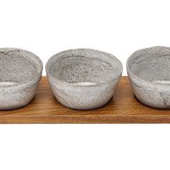 Ladelle Artisan Deep Serving Snack Bowls Set Of 4