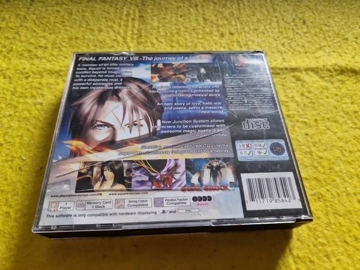 Final Fantasy VIII PlayStation1 Ps1 PlayStation1 Ps2 Games Original