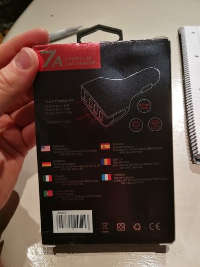 4 Usb Fast Car Charger