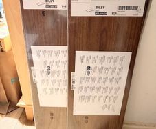 NEW: 2x IKEA Billy Shelf - Brown Walnut Effect - 76x26 cm