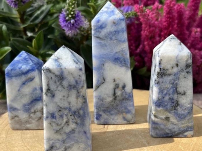 Variety of Crystal/Gemstone Towers, Rose Quartz, Clear Quartz, Howlite, Tigers Eye and more