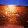 Large Hand Carved Wooden Plaque Image 8