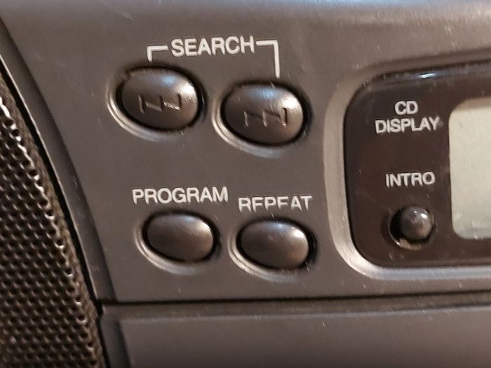 JVC CD, Radio, Tape, Portable music system, Model RC-X230, in excellent cosmetic condition, stuck on Standby Mode, dont have remote