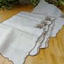 Vintage linen napkins, hand embroidered napkins Image 2