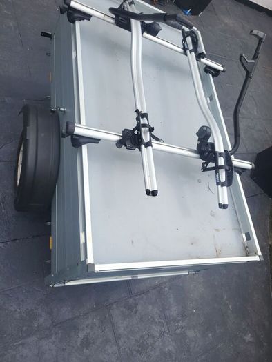 Anssems GT750 Trailer with Lockable Hard Lid & Thule Bike Rack System
