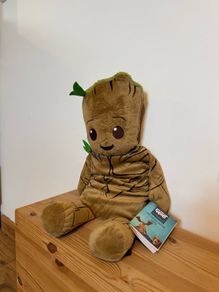 MARVEL Groot Hot Water Bottle with Soft Cover, Natural Rubber 750ml