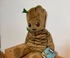 MARVEL Groot Hot Water Bottle with Soft Cover, Natural Rubber 750ml