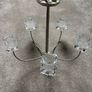 Chrome and Glass chandelier 5 arm ceiling light Image 4
