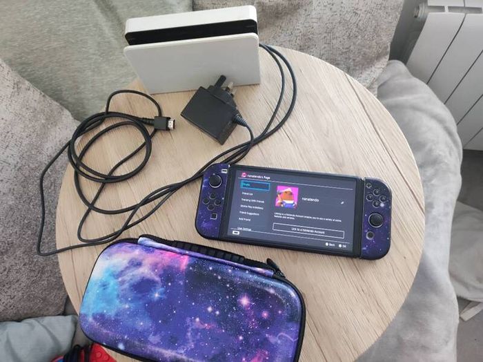 Nintendo switch console and accessories