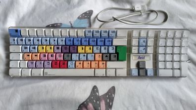 Apple A1048 Digidesign USB Wired Keyboard Final Cut Pro Colored Keys