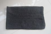 Men's Dark Grey Ribbed Scarf