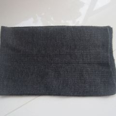 Men's Dark Grey Ribbed Scarf