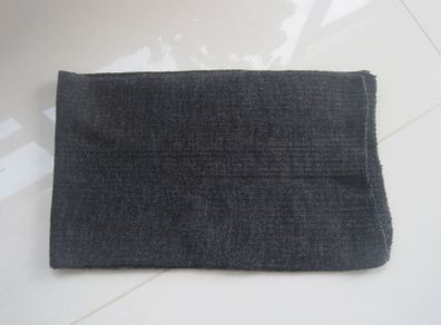 Men's Dark Grey Ribbed Scarf