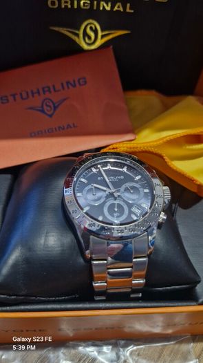 Stuhrling Monaco Blue Dial Men's Watch