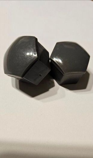 17mm 20PCS Grey Car Wheel Nut Caps Protection Covers Caps Anti-Rust Auto Hub Screw Cover Car Tyre Nut Bolt Exterior Decoration for Volkswagen & Mercedes with 17 wheel Bolts