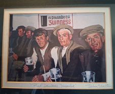 Signed John Skelton Guinness Pint Drinkers Inishmor