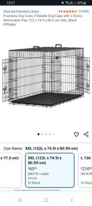 XXL dog crate