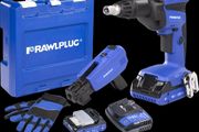 Rawlplug 18v Cordless Auto feed  screw gun. Plasterboard 2x batteries