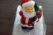 Santa Claus Candle Figure.