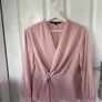 French Connection brand new Pink Laurel Crepe Peplum blouse size 8 Image 2