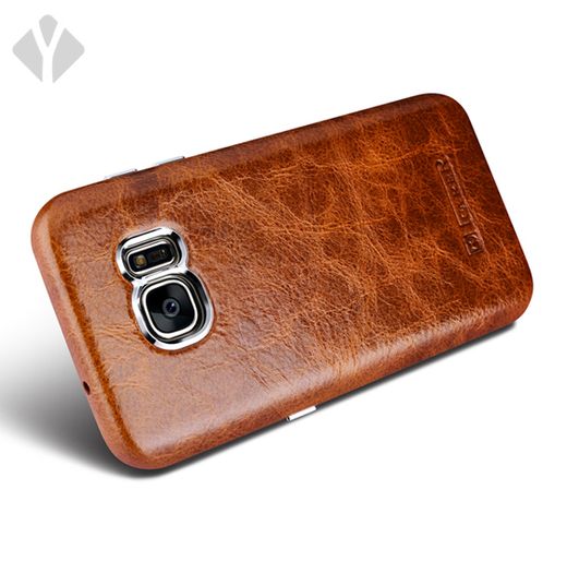 S7 Vintage Oil Wax Leather Back Cover