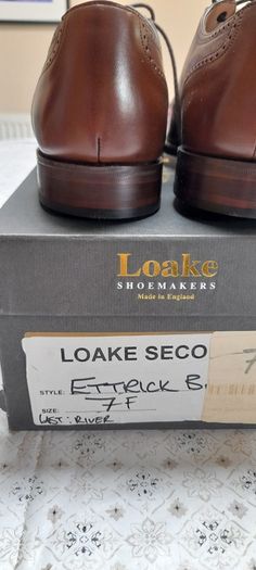 Loake new leather shoes