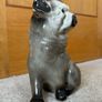 Antique  Ceramic Pug Dog Figurine Image 2