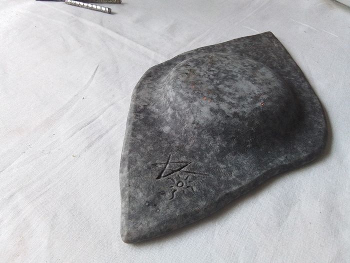 Grey Pottery Tray