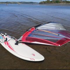 windsurfing kit fanatic shark 145 for beginners