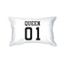 King 01 Queen 01 Couple Pillowcase Set Matching Pillow Covers Image 3