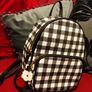 Chic Checkered Mini Backpack Claires Image 2