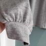 Stradivarius grey pearl batwing top Sz L (Fit 12-14) Image 2