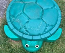 Kids Turtle Sandpit with Lid