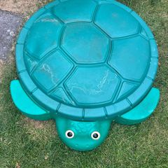 Kids Turtle Sandpit with Lid