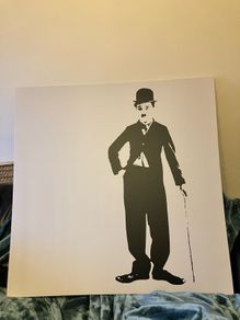 Charlie Chaplin IKEA canvas print