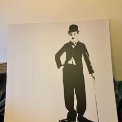 Charlie Chaplin IKEA canvas print