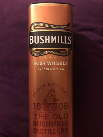 Bushmills jack  daniels whiskey empty box
