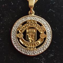 9k Gold & Diamonds Manchester United Pendant