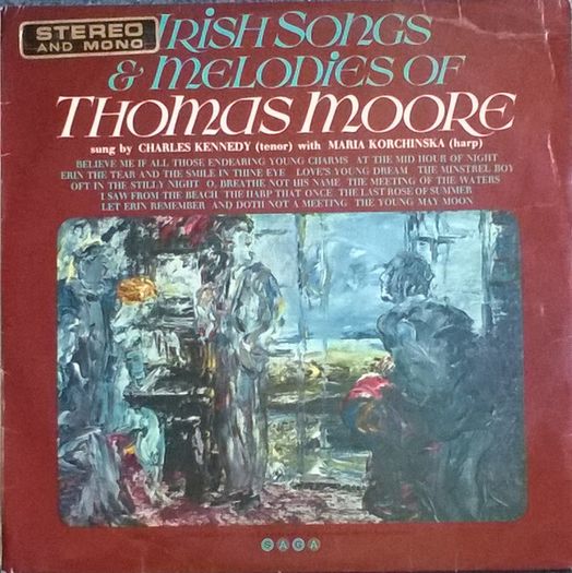 Charles Kennedy - Irish Songs & Melodies Of Thomas Moore LP 1965