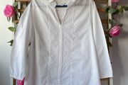 blouse Bnwot gap size 12 100% cotton frilled collar shirt long sleeved