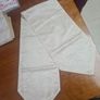 extra large cream tablecloth plus cream table runner Image 3