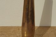 Antique trench art brass candlestick
