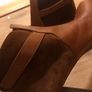 ladies brown soft leather massimo Dutti boots Image 2