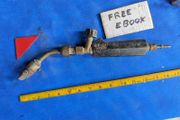 Sievert Propane Torch with flat nozzle.